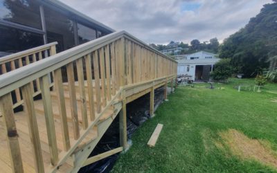 Deck renovation and extension