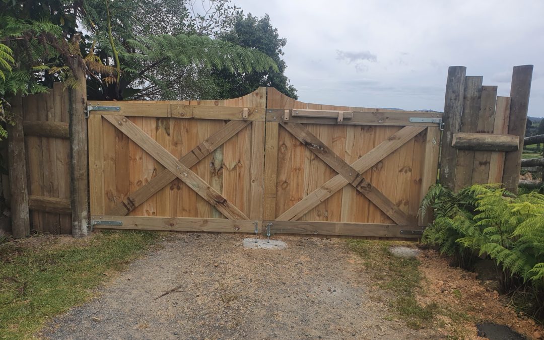 gate view from inside property