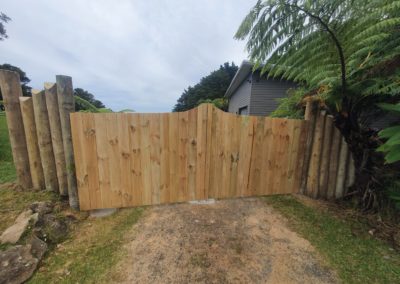 gate view from outside property