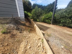 small retaining wall