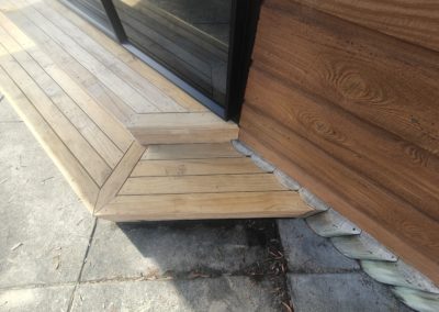 entrance decking renovation