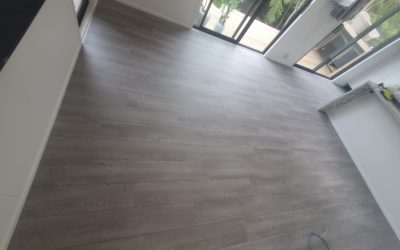 Laminate flooring installation