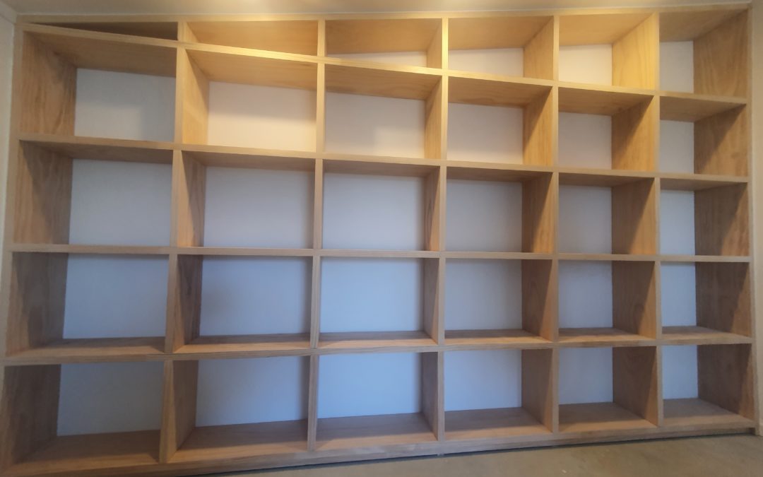 wall book shelf done