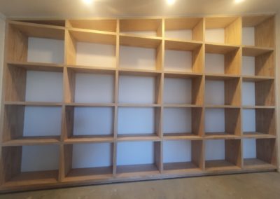 wall book shelf done