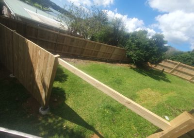 Fences and gates with pressure treated pine