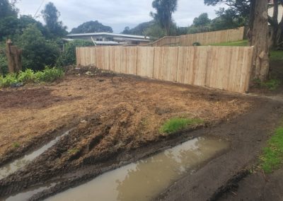 Fences and gates with pressure treated pine