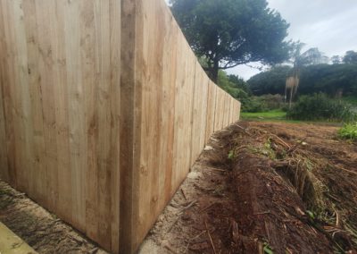 Fences and gates with pressure treated pine