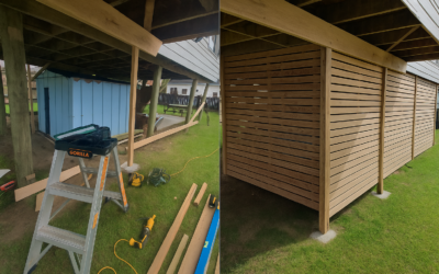 Basement screen: From Open to Enclosed Elegance